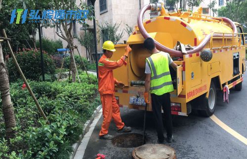 上海金山区吕巷镇雨污管道清淤疏通